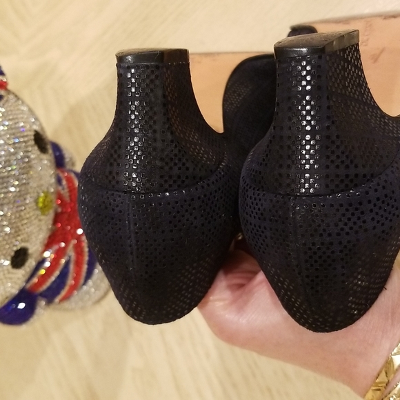 Vintage Salvatore Ferragamo Dark Blue Heels - Picture 10 of 13